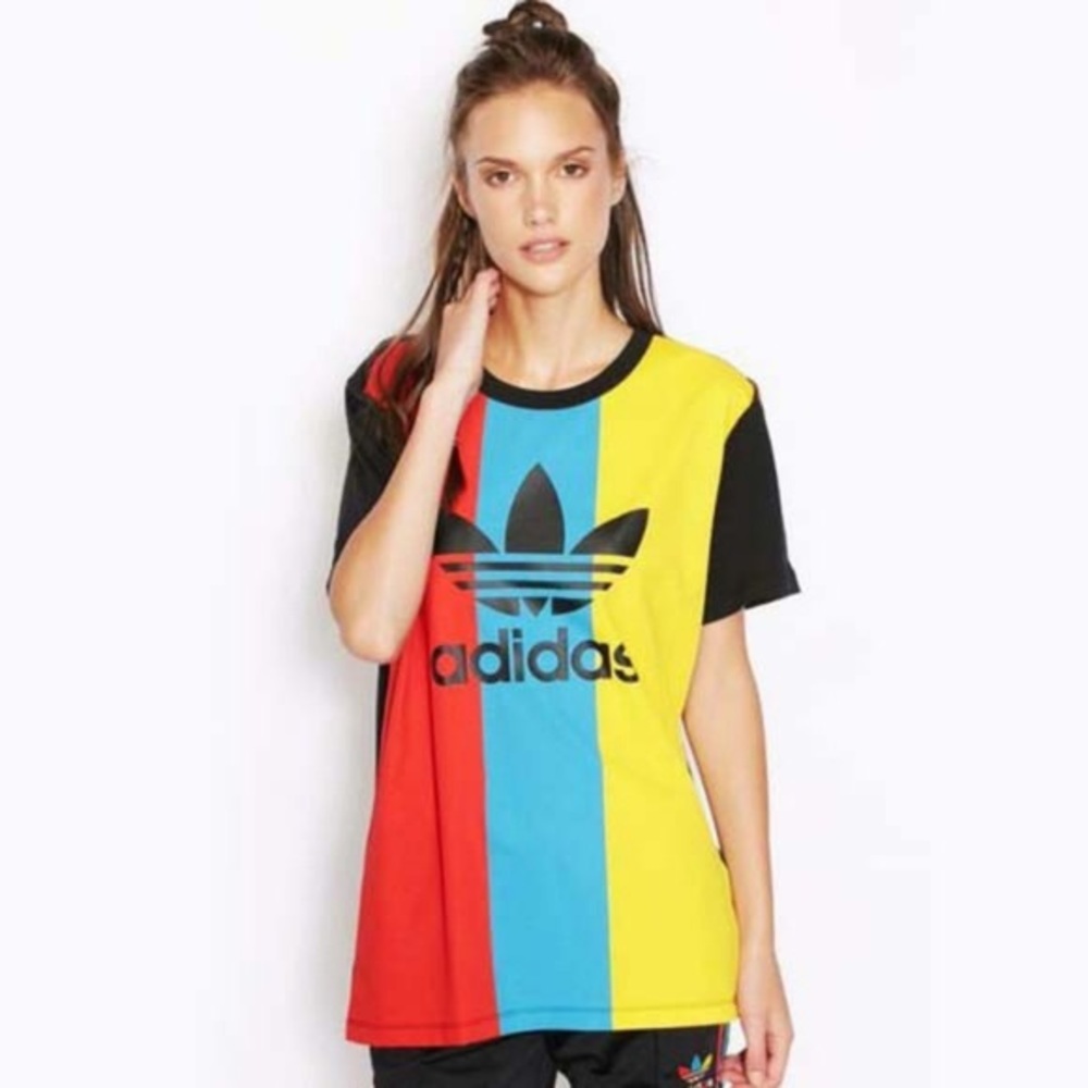 Color Block Adidas Tee